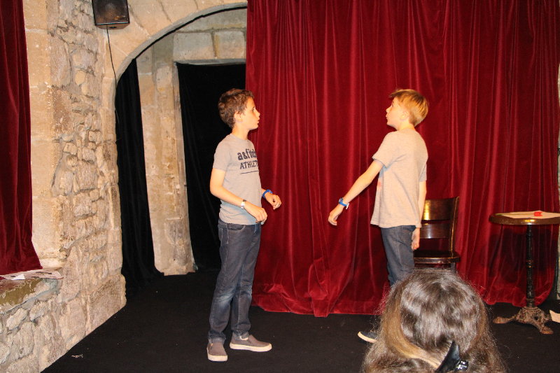 spectacle "Autour du musée" Théâtre de Nesle, juin 2015