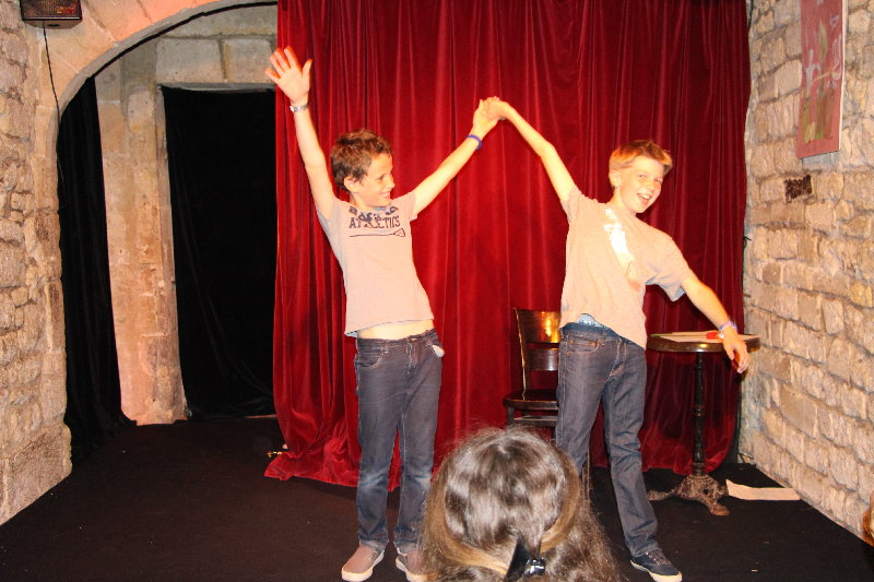 spectacle "Autour du musée" Théâtre de Nesle, juin 2015
