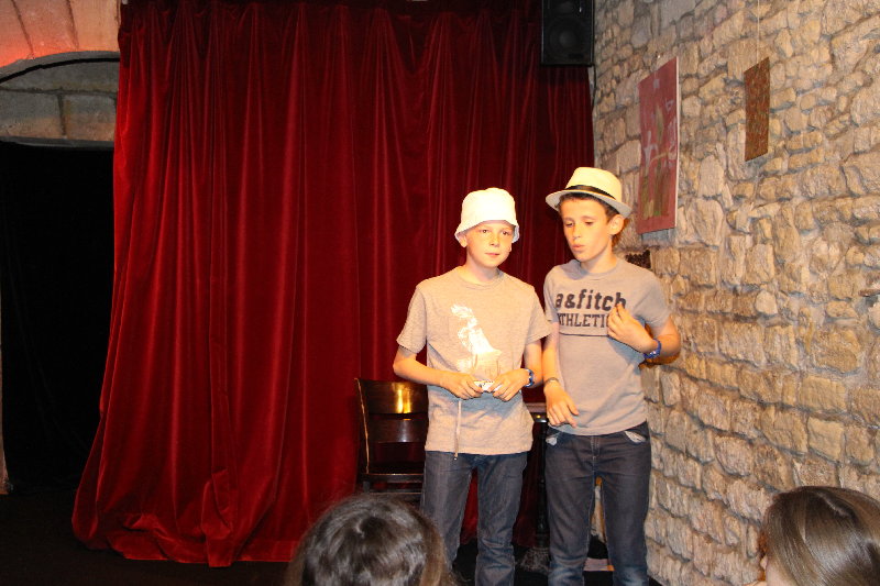 spectacle "Autour du musée" Théâtre de Nesle, juin 2015