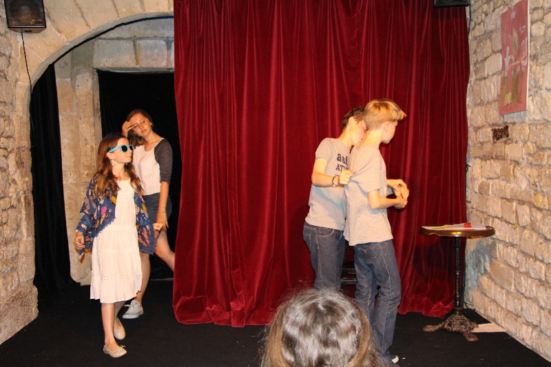 spectacle "Autour du musée" Théâtre de Nesle, juin 2015