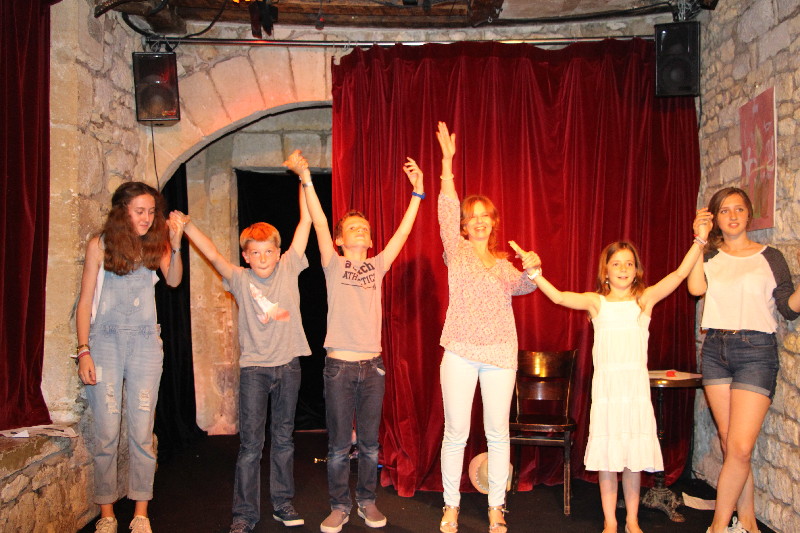 spectacle "Autour du musée" Théâtre de Nesle, juin 2015